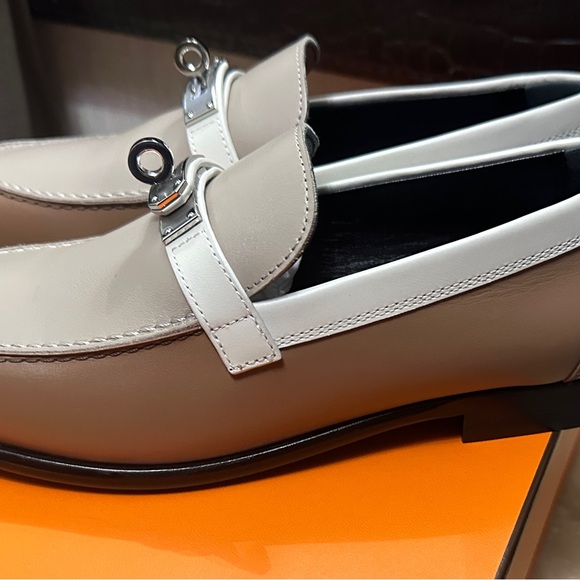 Brand New Hermes Multicolor Rose Pearle Destin Loafers Sz 36 - Picture 5 of 10